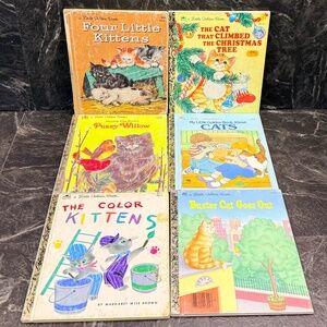 WESTERN PUBLISHING COMPANY A Little Golden Book Lot (6 Books)